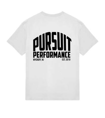 Pursuit White Boxy Tee